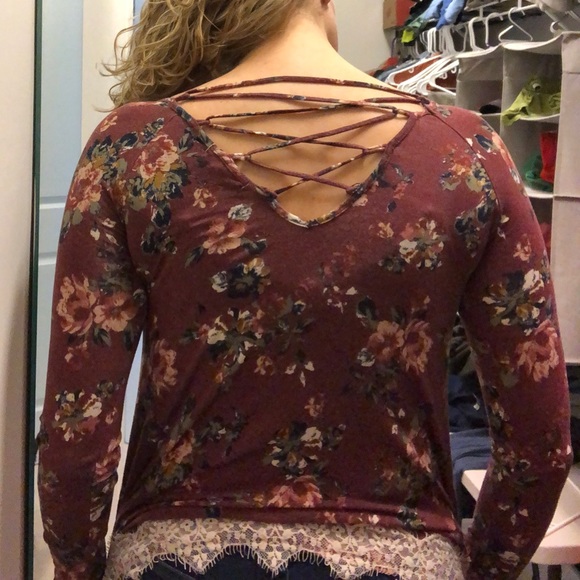 Rewind Long sleeved flower print shirt - Picture 6 of 13